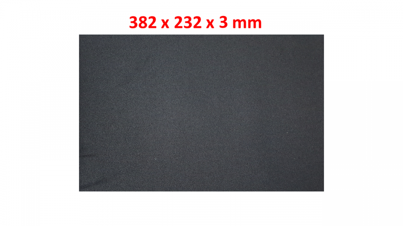 Pěnový arch s lepící vrstvou, 382 x 232 x 3 mm | hanak-trade.cz